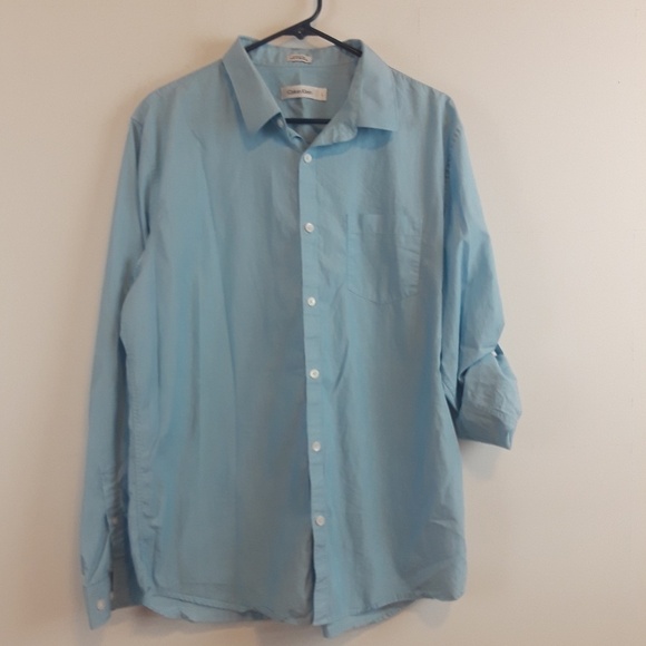 Calvin Klein Other - Calvin Klein men's blue striped button down shirt